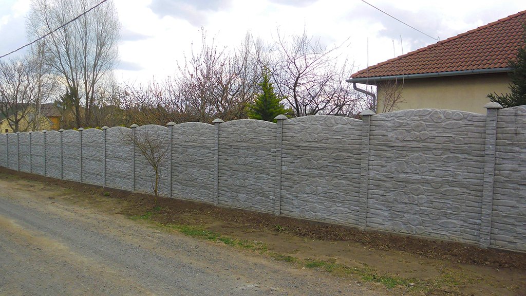  Betónový plot , Betónové ploty